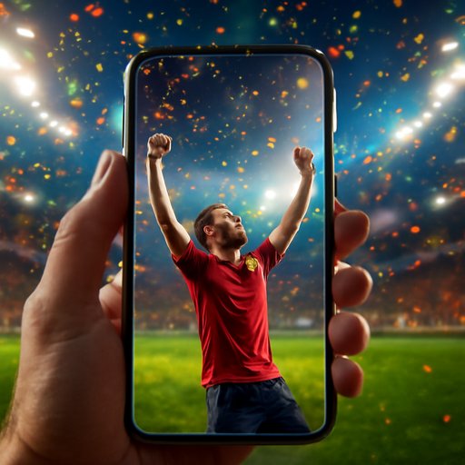 345bet app poster on smartphone